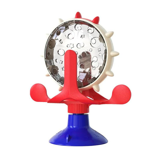 Engaging Interactive Pet Feeding Wheel - Slow Feeder Toy for Happy Dogs and Cats